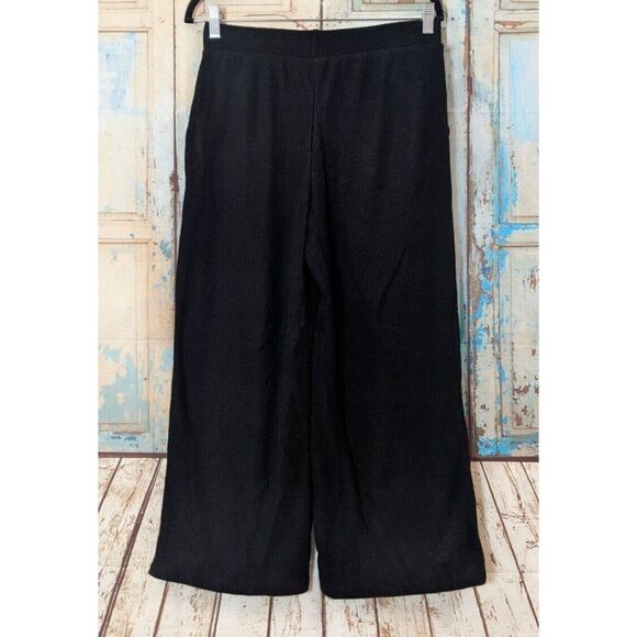 Secret Treasures Women S 4-6 Black Pajama Short Sleeve Top Pants Pockets Buttons - Picture 10 of 12